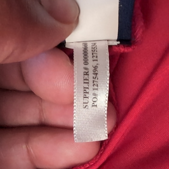 Chaps| Red Mermaid Midi Skirt Polyester Blend - Picture 13 of 13